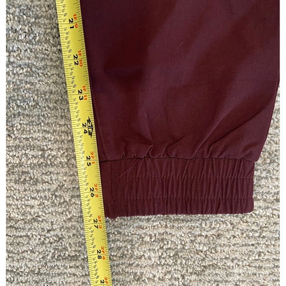 Sharpen The‎ Axe Womens Jogger Pants Small Maroon Tapered Stretch Active Wear - Picture 6 of 6